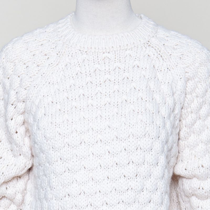 Narlina knit wool mix structured