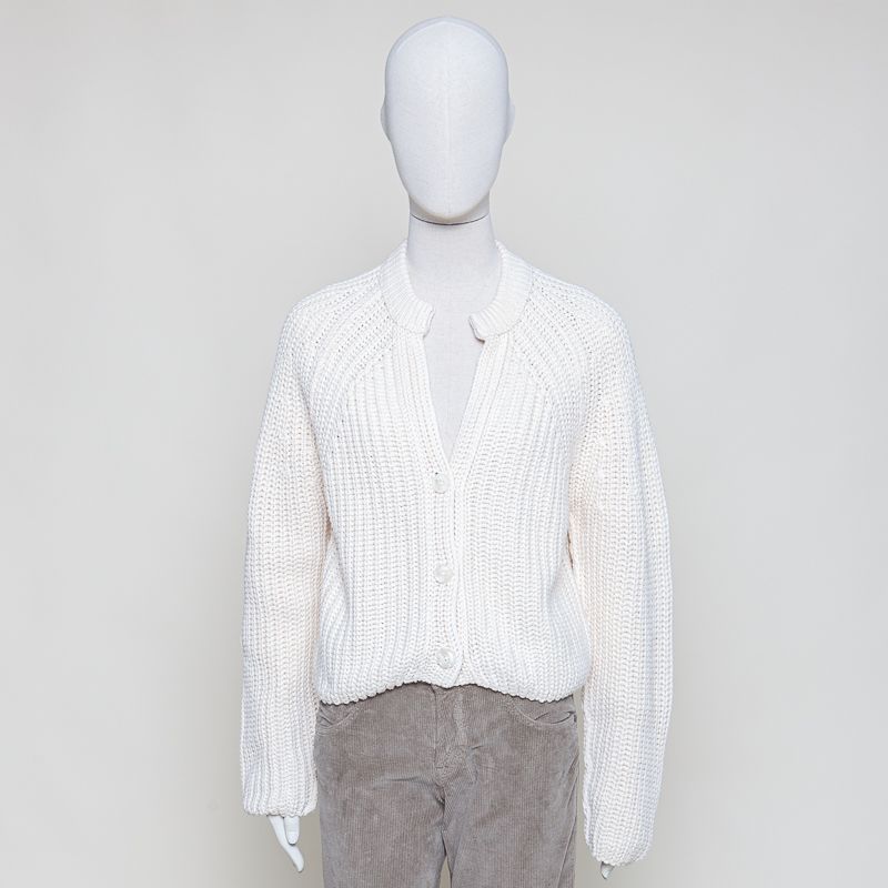 Strickjacke offwhite