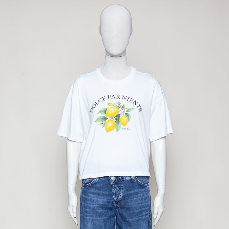 Josiane Jersey weiss m Zitrone