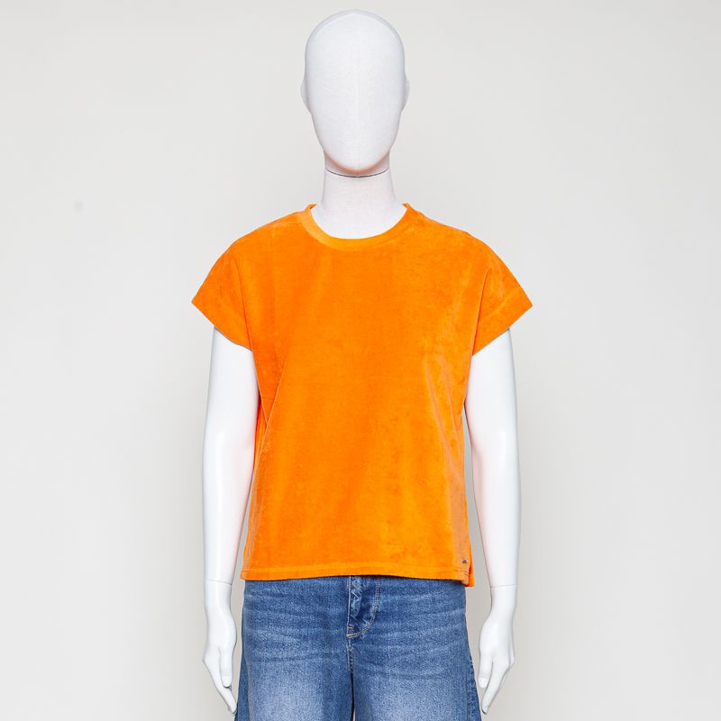 Silvina Jersey Velour mandarin