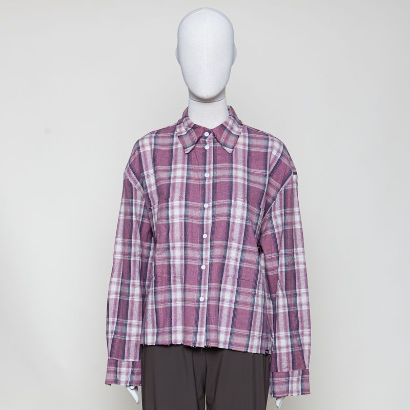 Blouse red check
