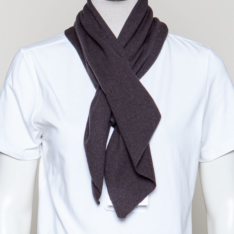 Posy scarf dark brown
