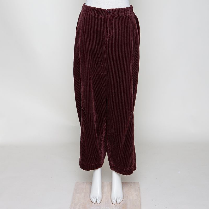 Pat trousers maroon