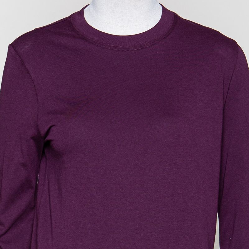 Gots Organic Basic-Longsleeve mahagony jam