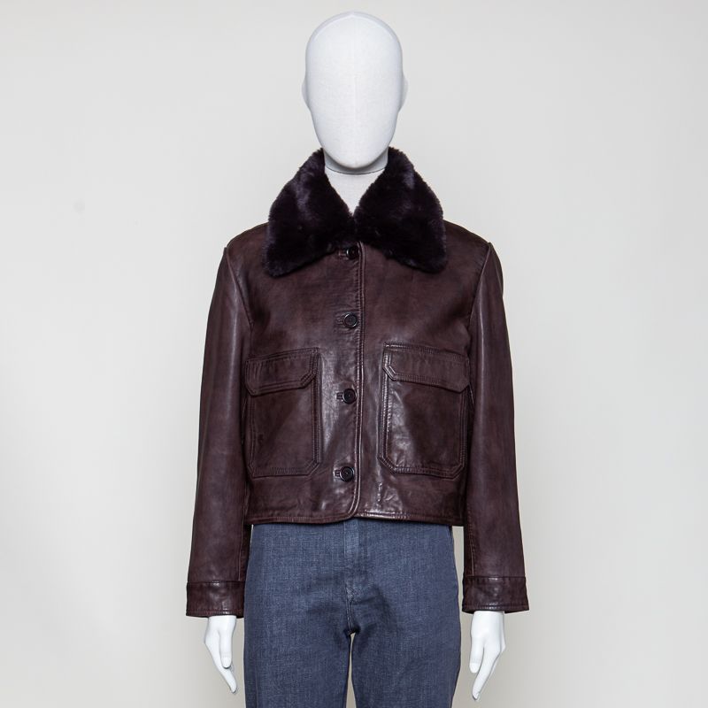 Pure jacket dunkelbraun