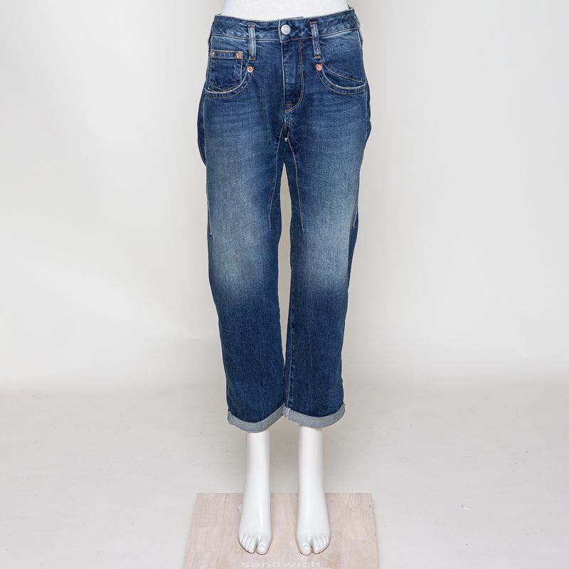 Shyra Tap Zip denim antique