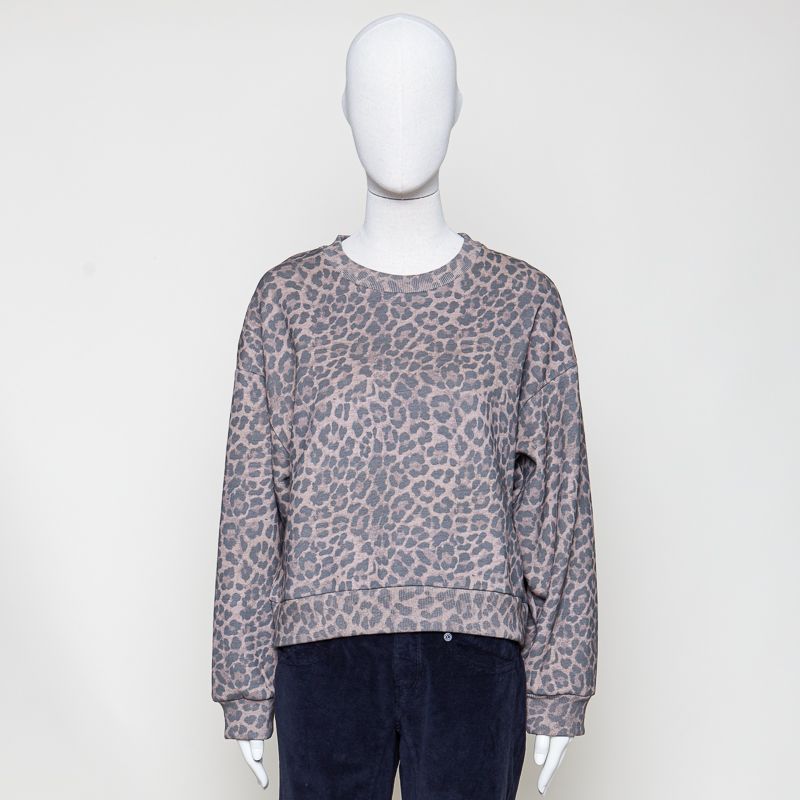 Christy cropped Sweat Peached mocca