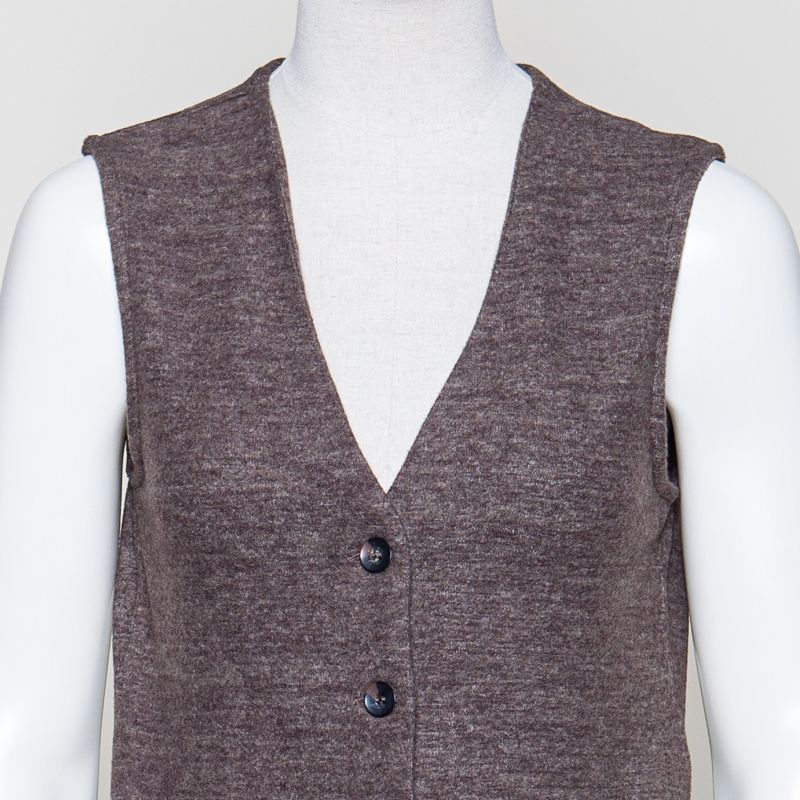 Emilea Jersey brushed mocca melange