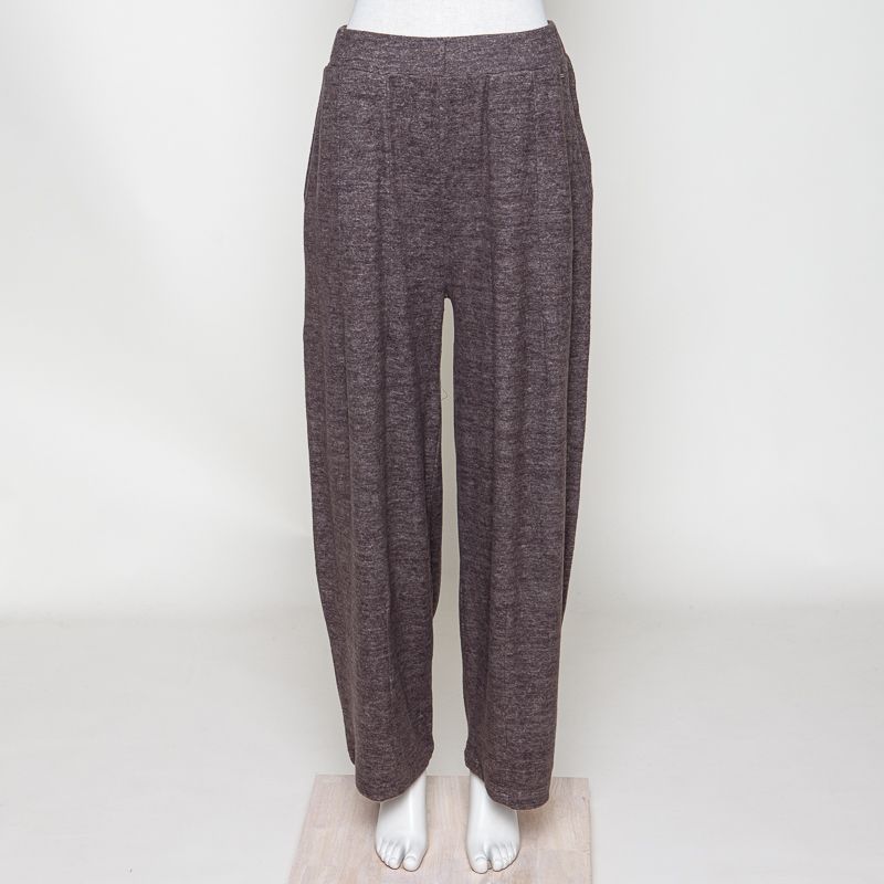 Briley Jersey brushed mocca melange