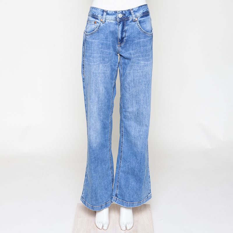 Edna recycled denim light sun faded