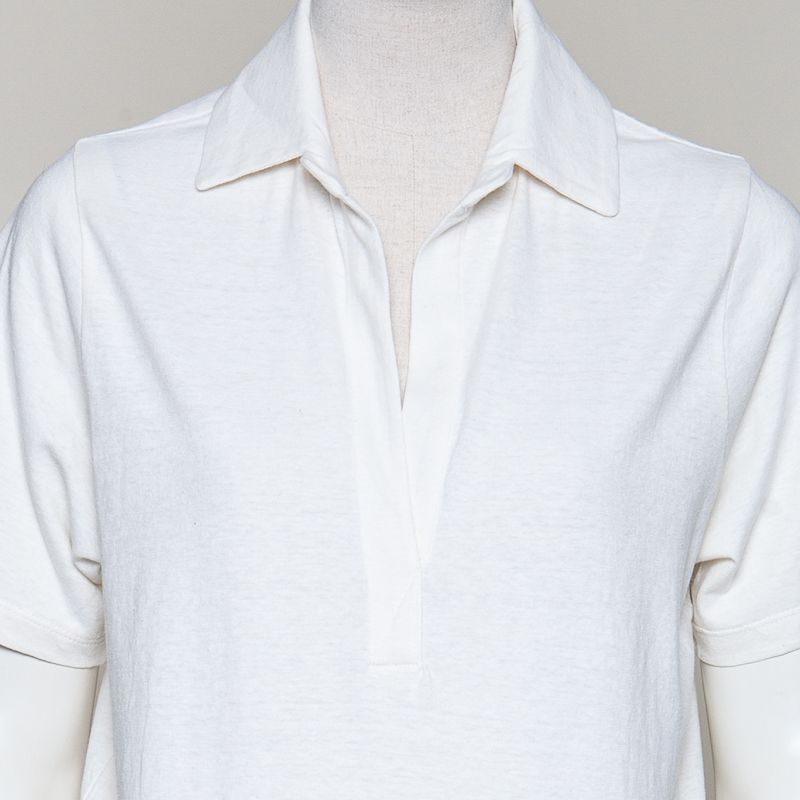 Shirt mit Polo Kragen OCS undyed