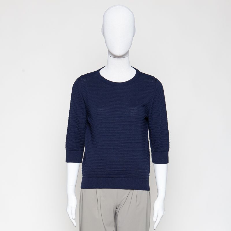 Halbarmpullover GOTS midnight