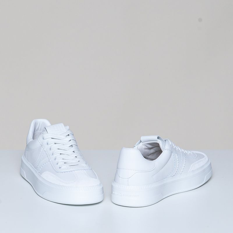Iva Suede/Calf bianco