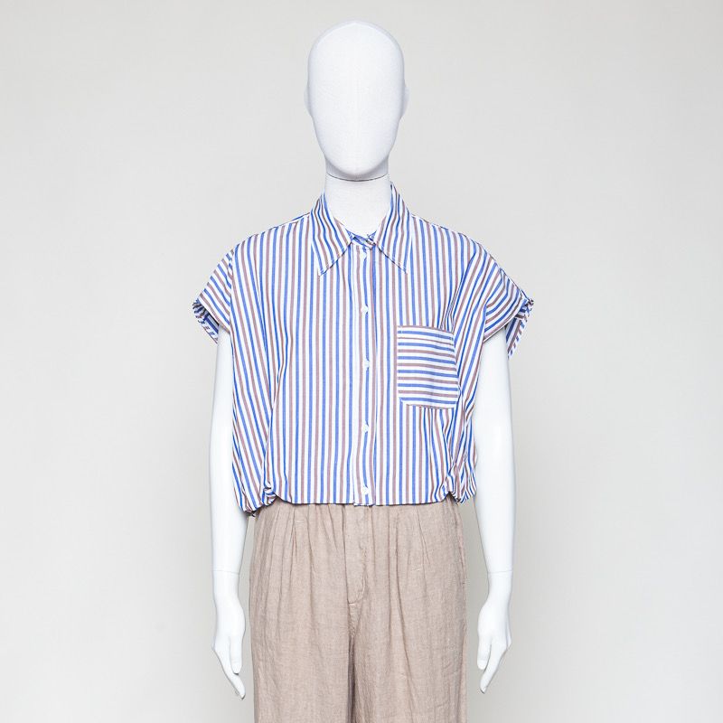 AZL - DT9260 braun blau gestreift