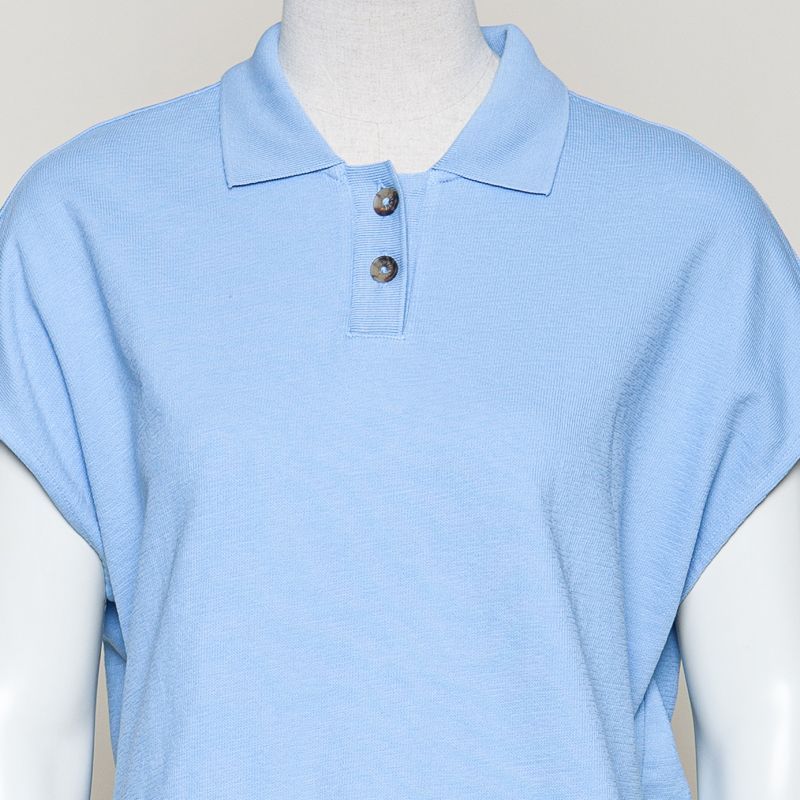 Poloshirt wide medium blue