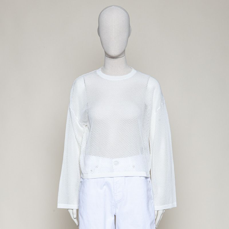 Lia Luna Knit Cotton Mix weiss