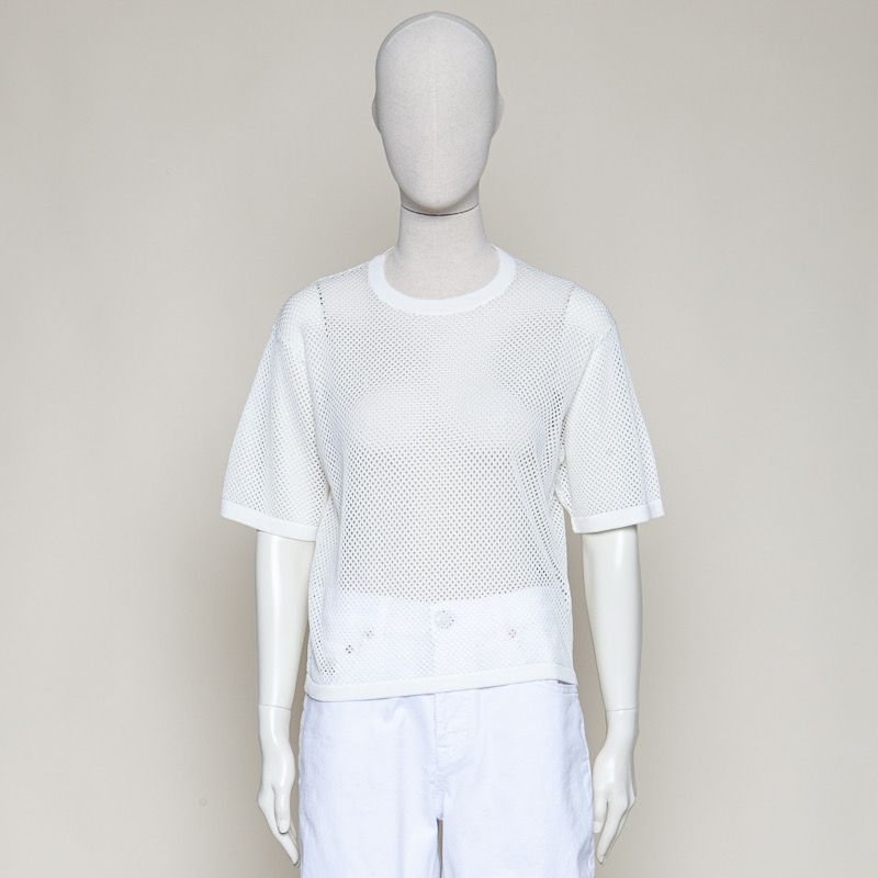 Cathrin Knit Cotton Mix weiss