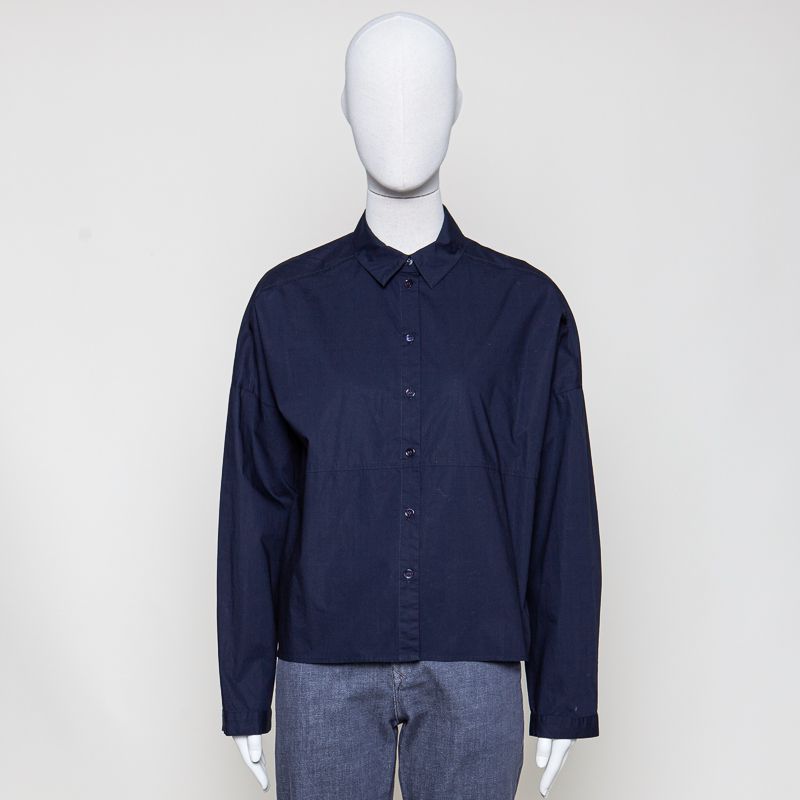 Hemdbluse dunkelblau