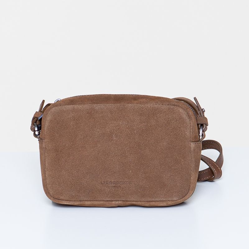 crossbody wildleder klein hellbraun