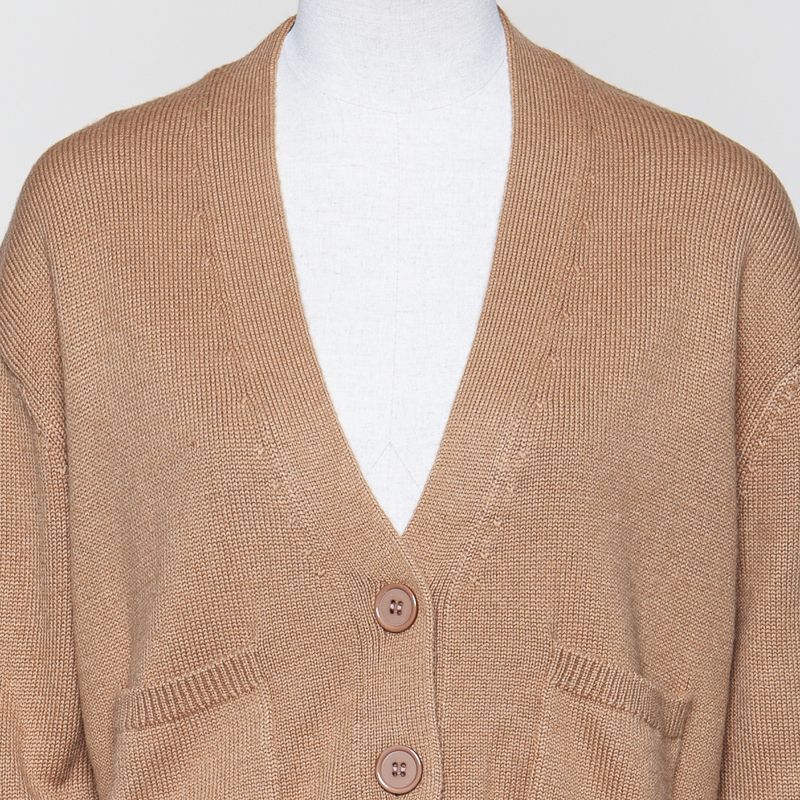 WAM Strickjacke sesam beige