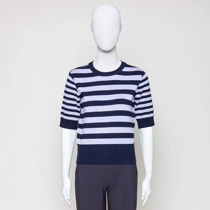 kurzarmpullover gestreift