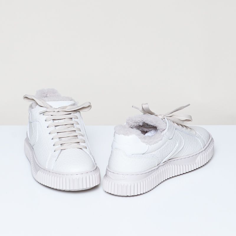 Lipari beige Glattleder