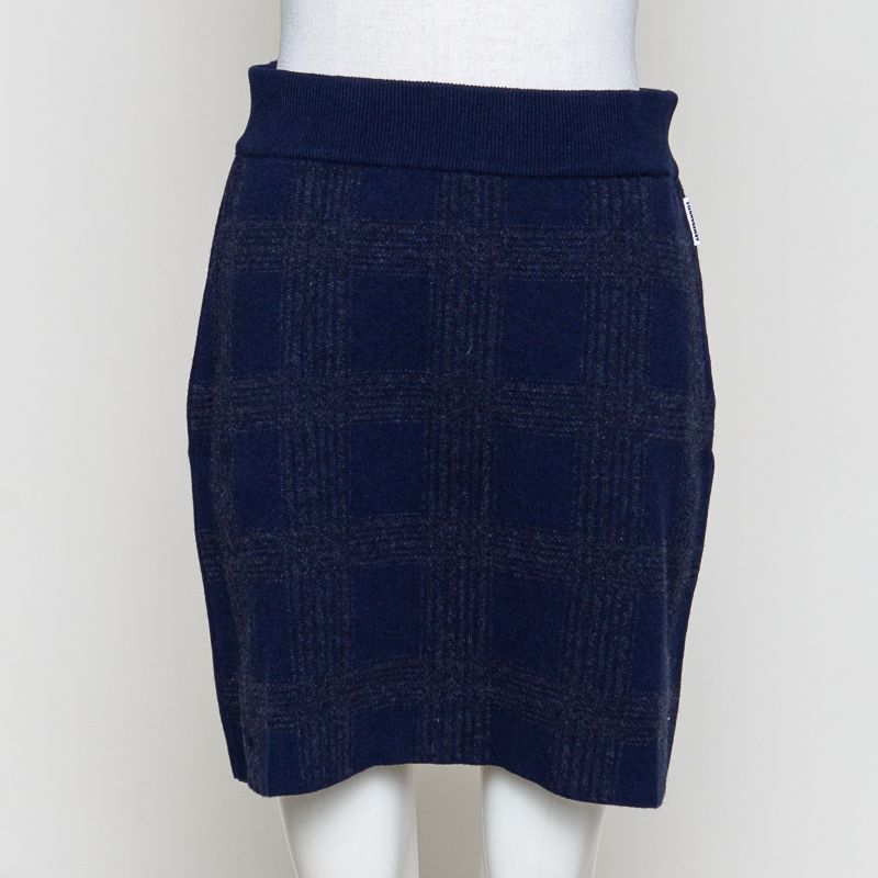 Darlaa Check night sky-steel melange