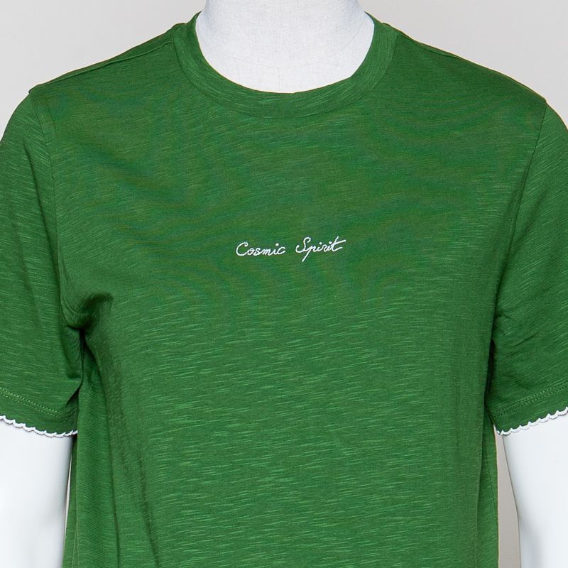 U9A01267T-U373 grünes Shirt