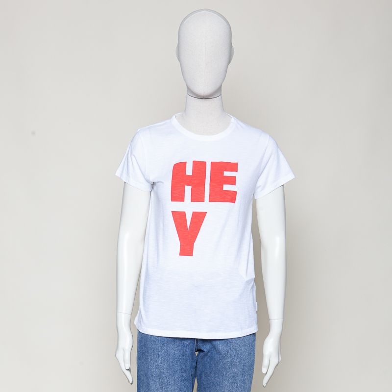 Shirt weiss roter print