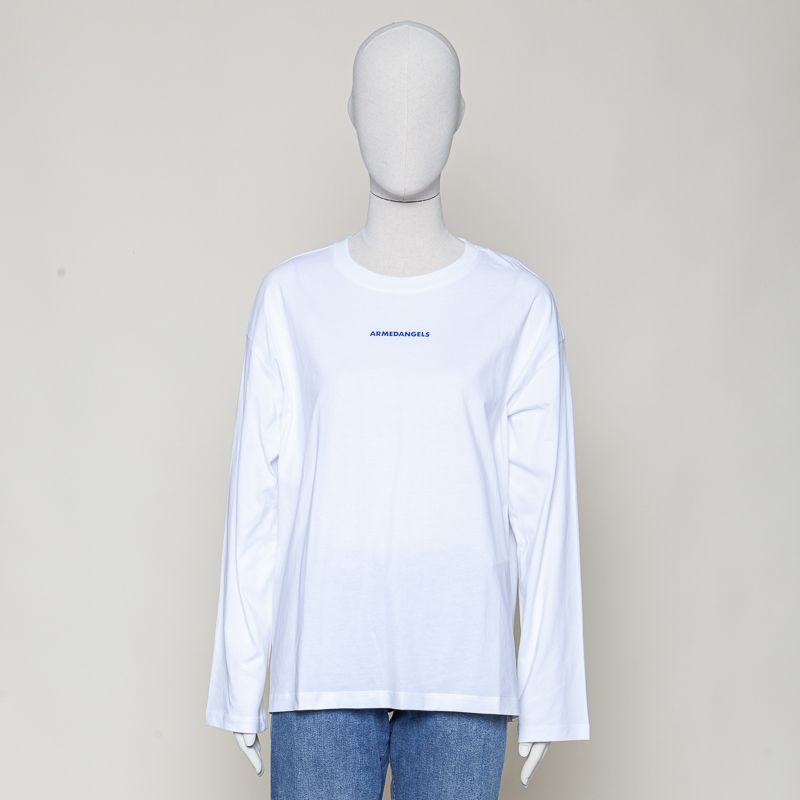 Fietaa Smile Longsleeve white-dynamo blues