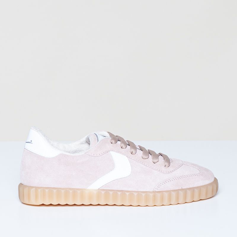 Ines Suede/calf Powder-White