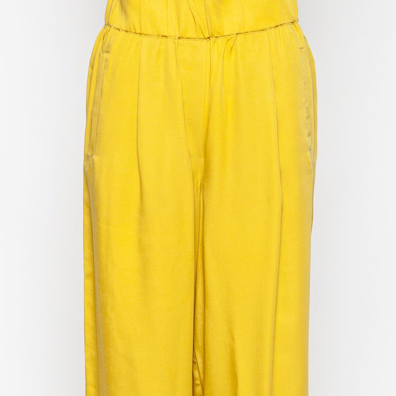 Hose mit weitem Bein grün