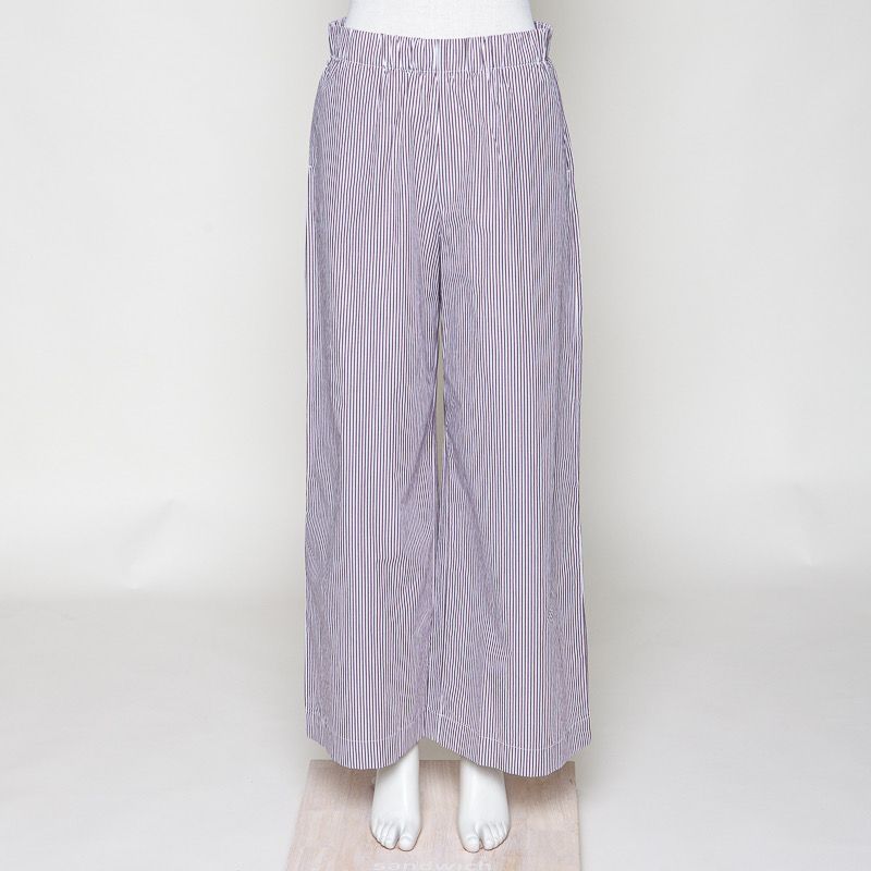 OCS 100 Woven Pants weiss braun gestreift