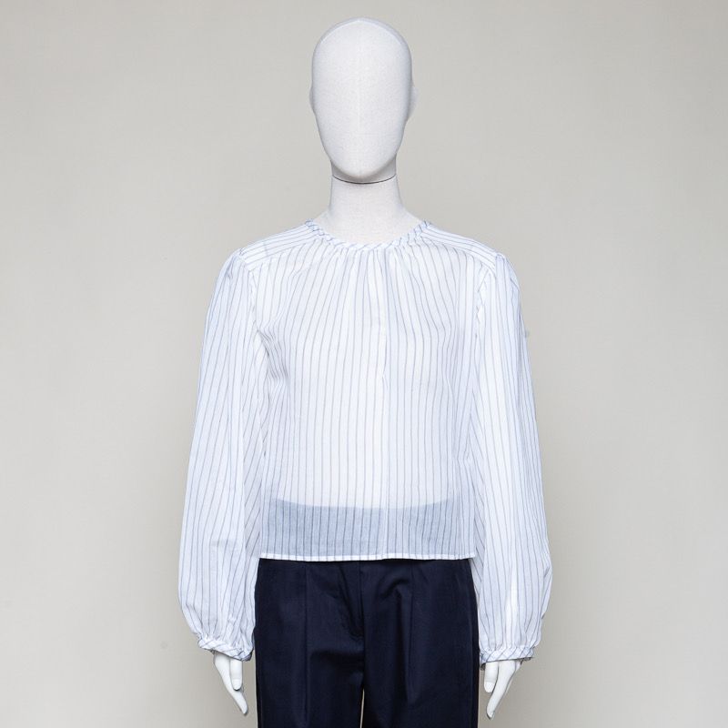 DST - TC5249 gestreift weiss aubergine