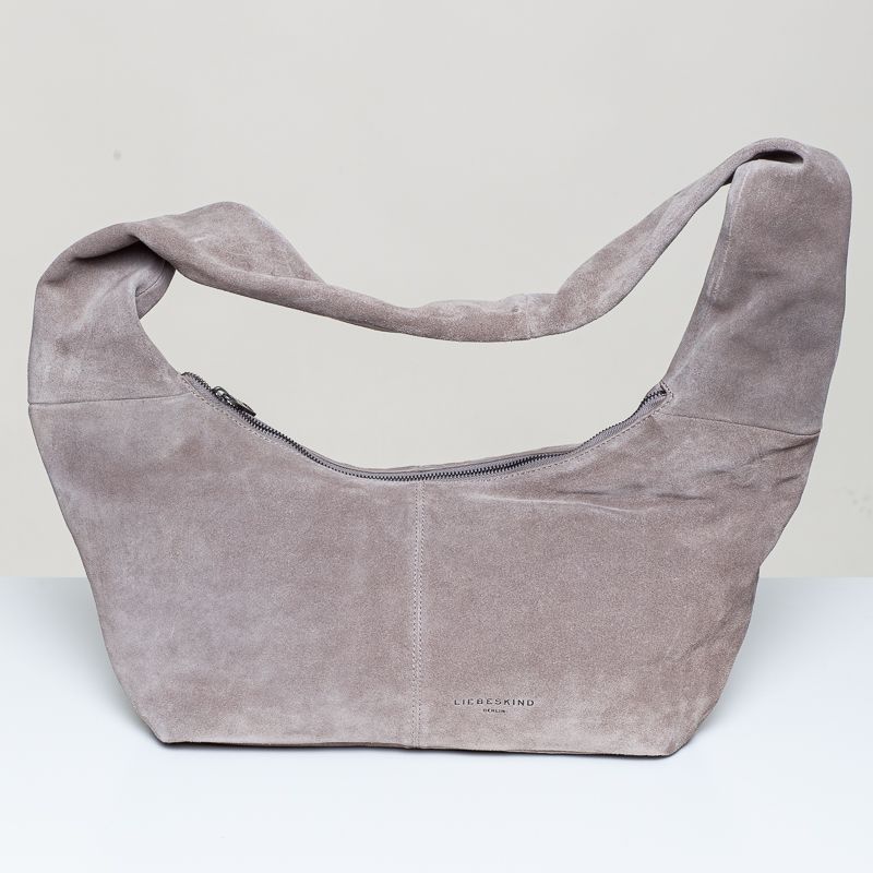 Hobo Tasche Wildleder neutral grey