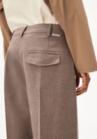 Herringbone barrel Leg Pant claystone-soft nougat