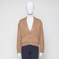WAM Strickjacke sesam beige