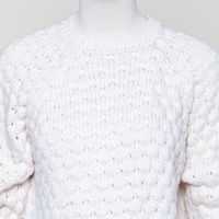 Narlina knit wool mix structured