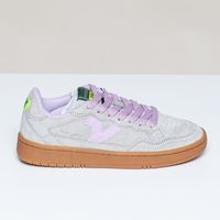 Sneaker grau + flieder