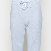 Slim Terry towel sweatpant greige