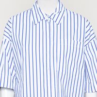 Perlina Poplin Striped blau/weiss gestreift