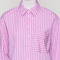 blended Streifenbluse oversized light pin gestreift