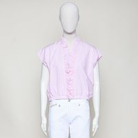 Cathina Sleeveless Poplin checked rosa