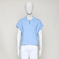 Poloshirt wide medium blue