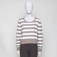 Jumper stripe brown/ecru