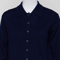 Porcelain cardigan navy blue