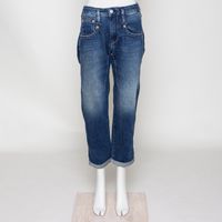 Shyra Tap Zip denim antique