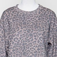 Christy cropped Sweat Peached mocca