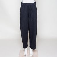 Lainey cropped Jersey Interlock Herringbone vintage black