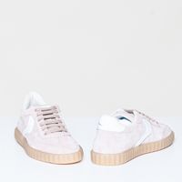 Ines Suede/calf Powder-White